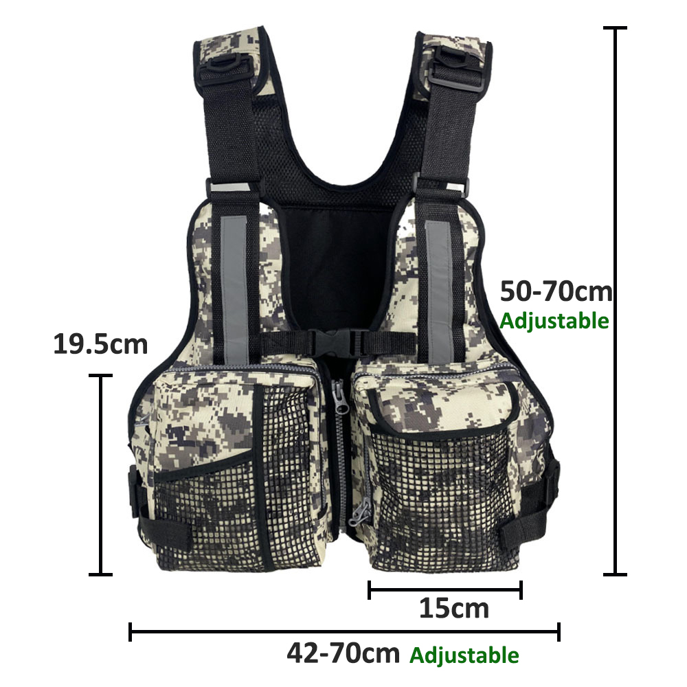 Fishing Equipment Usa - Outdoor Fishing Vest with Multiple Pockets