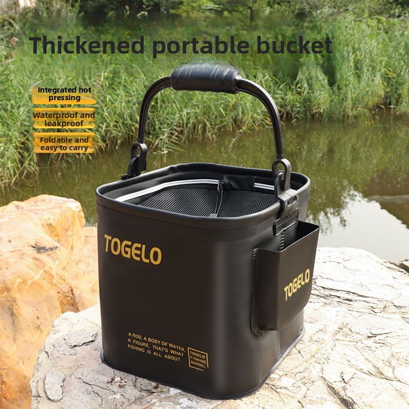 Fish bucket New folding fishin - Fishing Equipment Usa recension och pris