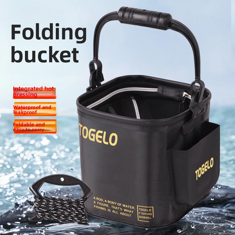 Fish bucket New folding fishin - Fishing Equipment Usa recension och pris