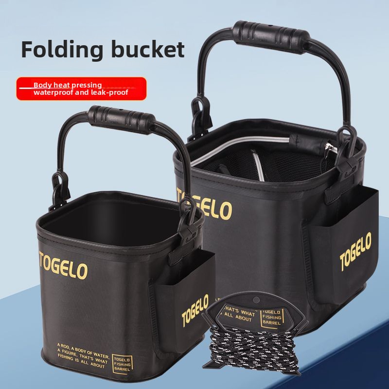 Fish bucket New folding fishin - Fishing Equipment Usa recension och pris