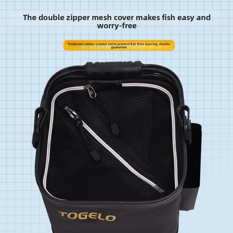 Fish bucket New folding fishin - Fishing Equipment Usa recension och pris