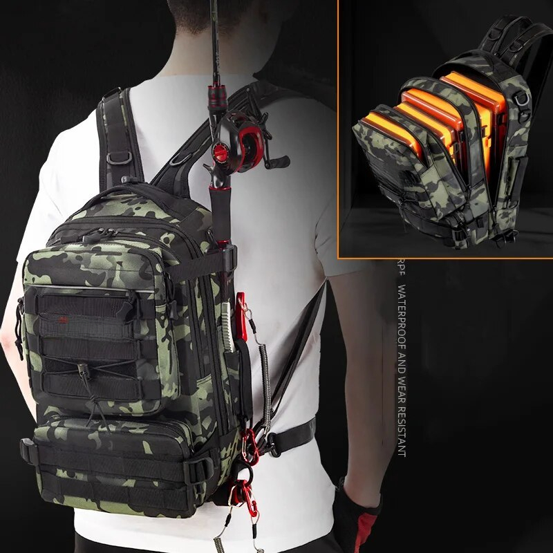 Fishing Tackle Backpack Storag - Fishing Equipment Bait recension och pris