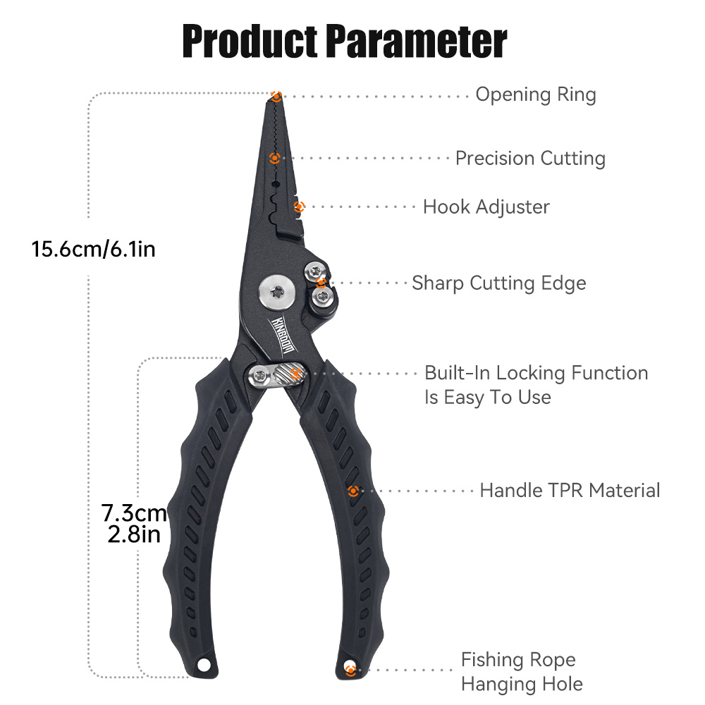 Kingdom Fishing Pliers Multifu - Fishing Equipment Hanger recension och pris