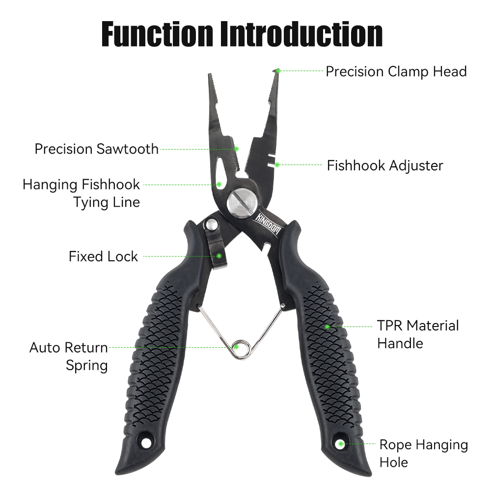Kingdom Fishing Pliers Multifu - Fishing Equipment Hanger recension och pris