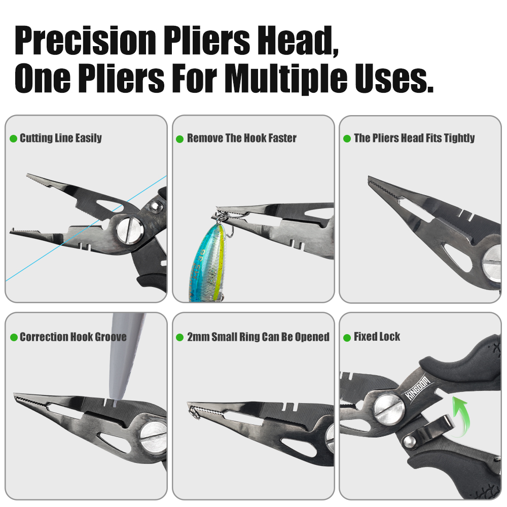 Kingdom Fishing Pliers Multifu - Fishing Equipment Hanger recension och pris