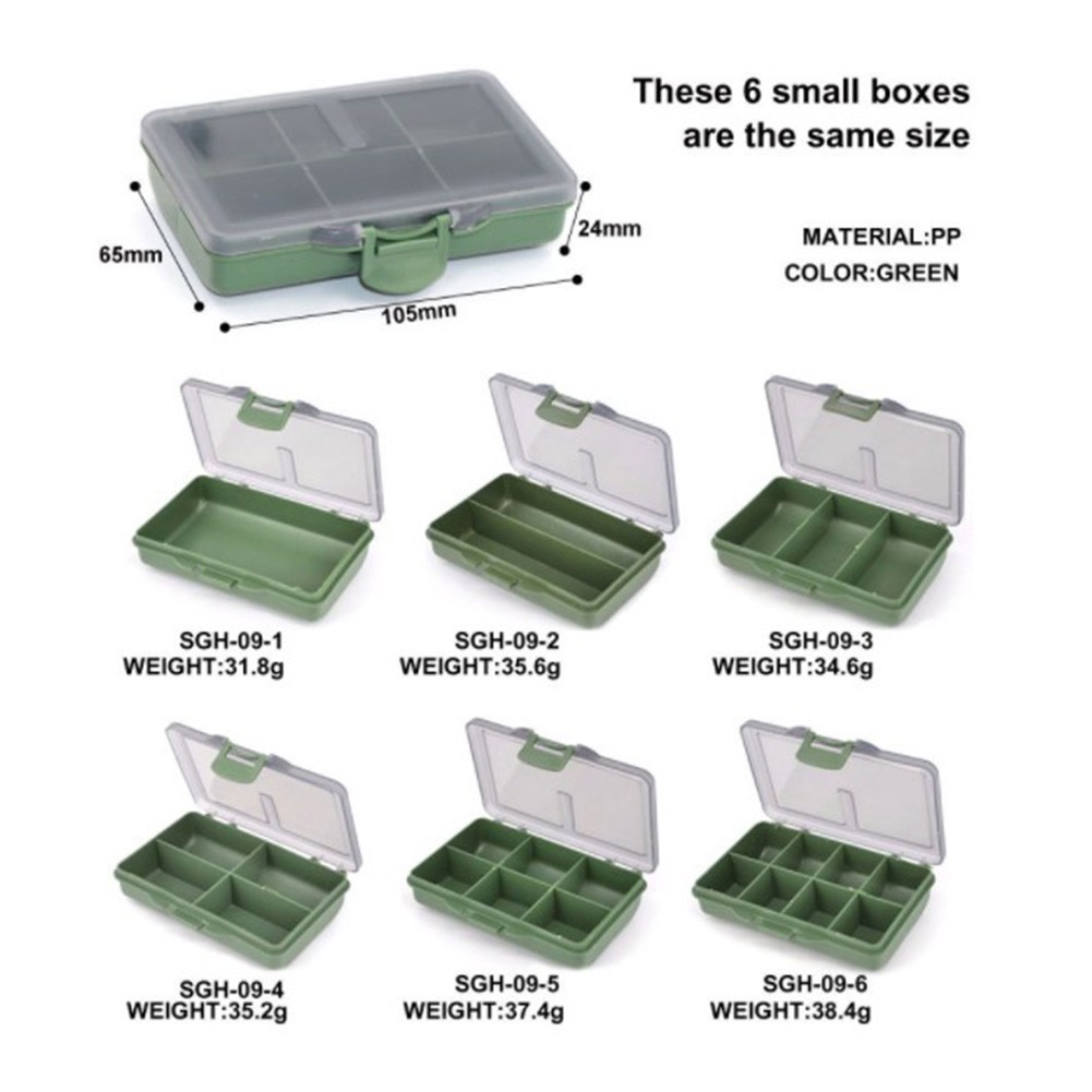 4/8grids Separate Storage Box, - Fishing Equipment Bait recension och pris