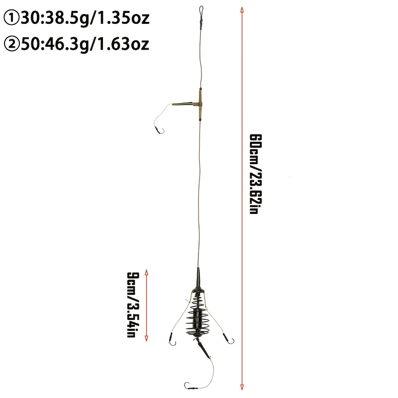 1PC #30/50 European Inline Lea - Fishing Equipment Ebay recension och pris