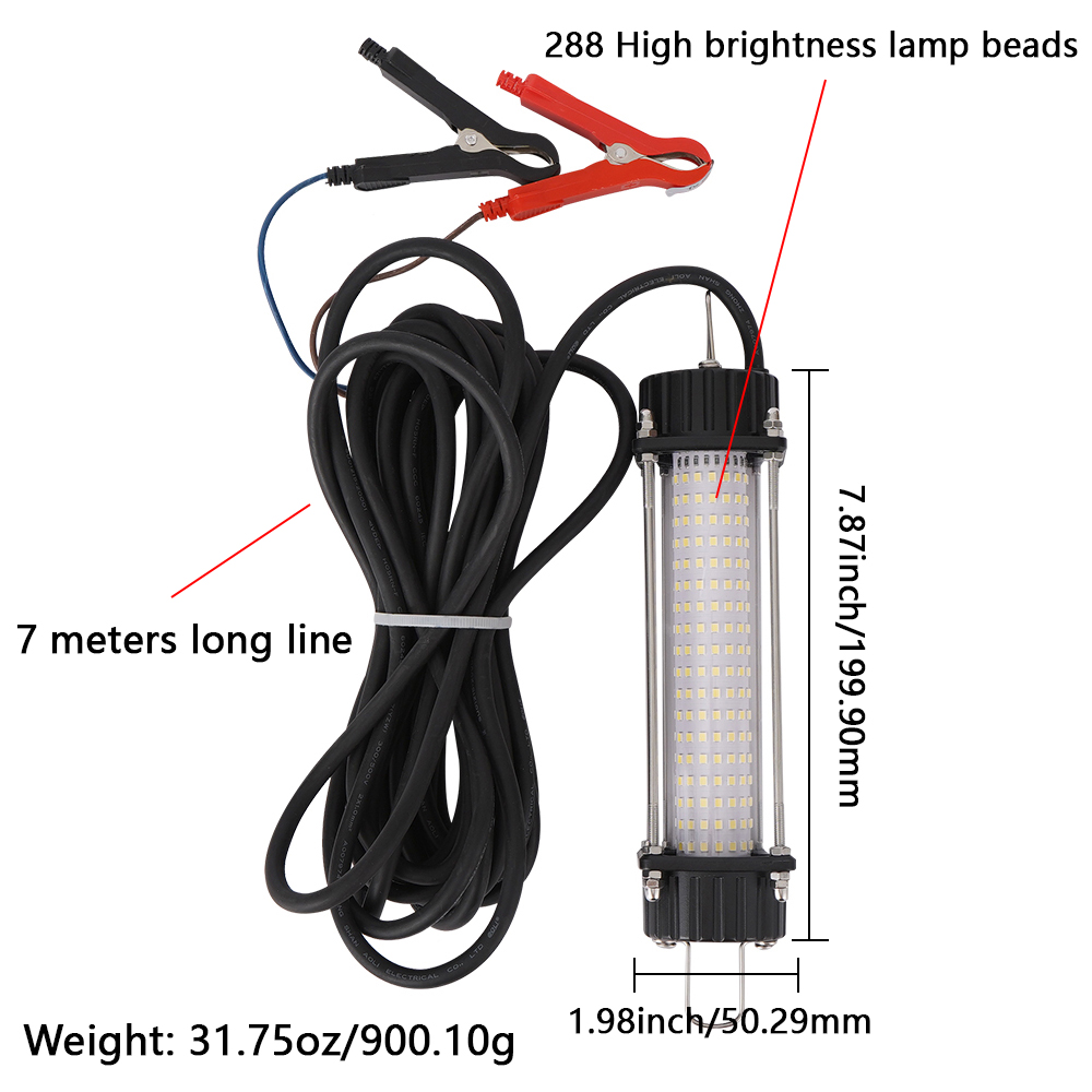 12V 120W Green White Night Spe - Fishing Equipment Bait recension och pris
