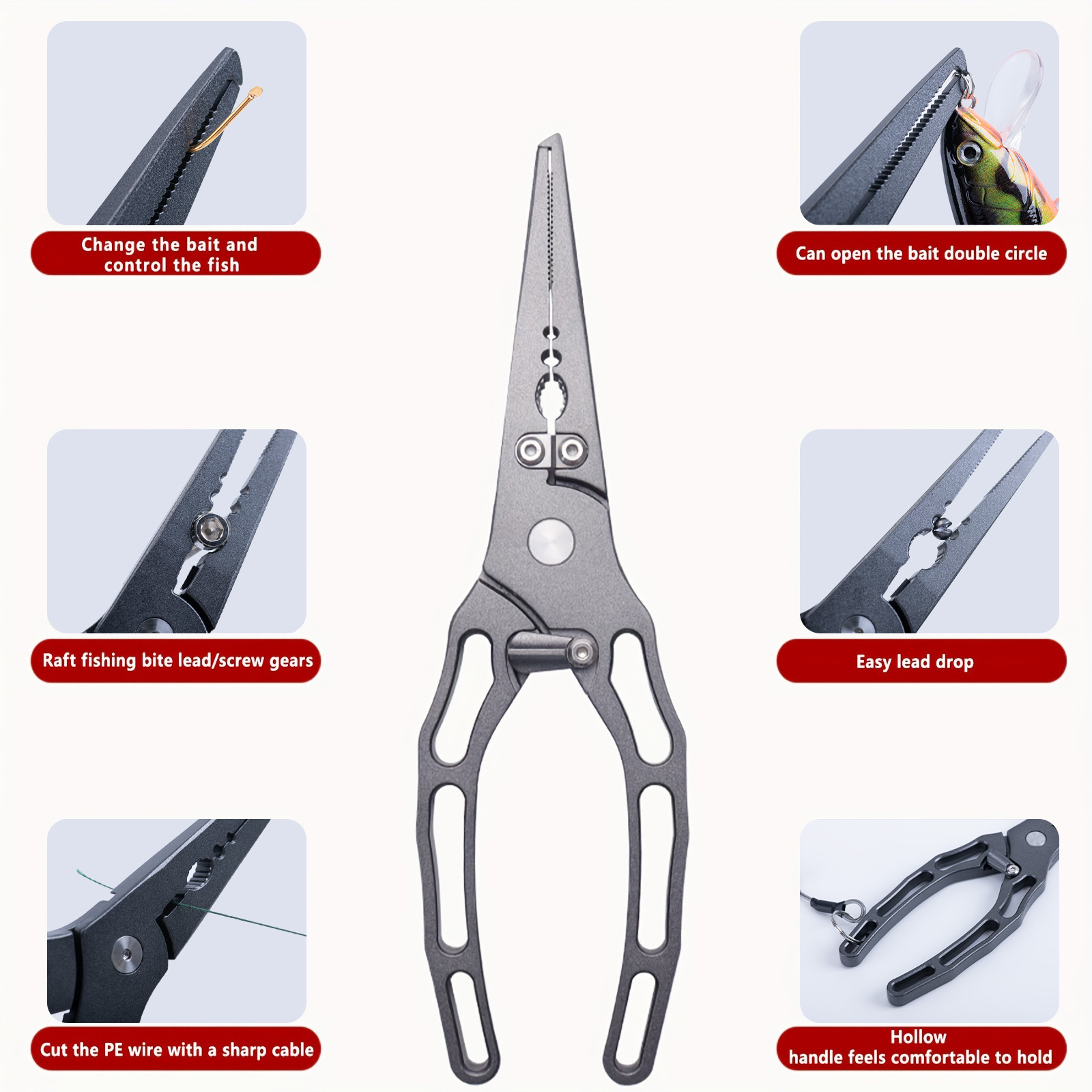 Fishing Pliers and Fish Grippe - Fishing Equipment Hanger recension och pris
